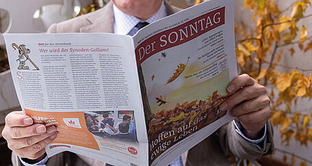 In jeder SONNTAG-Ausgabe steckt viel Arbeit. 