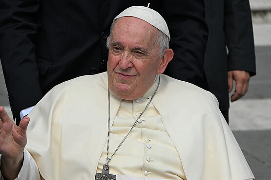 Papst Franziskus bedankte sich für die Gebete. 
