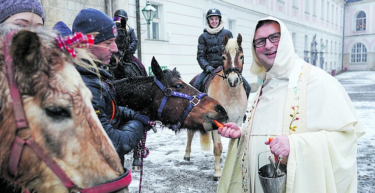 Pferdesegnung in Heiligenkreuz 