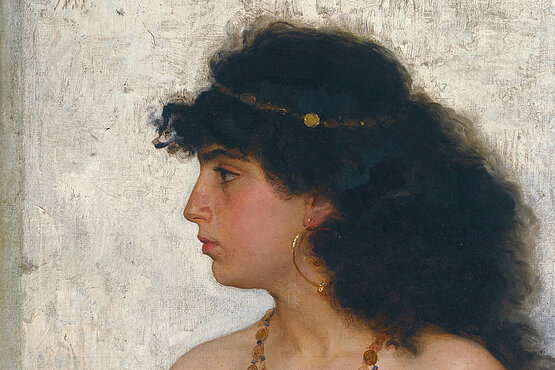 Esther, die jüdische Königin am Hof des persischen Königs Ahasveros. Viktor Alexeevich Bobrov, 1888. 