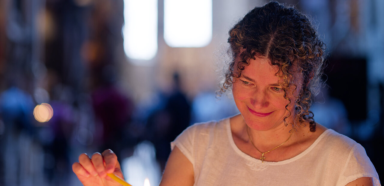 Probier´s mal mit Gelassenheit: Der Stephansdom ist für Birgit Staudinger täglicher Begleiter.