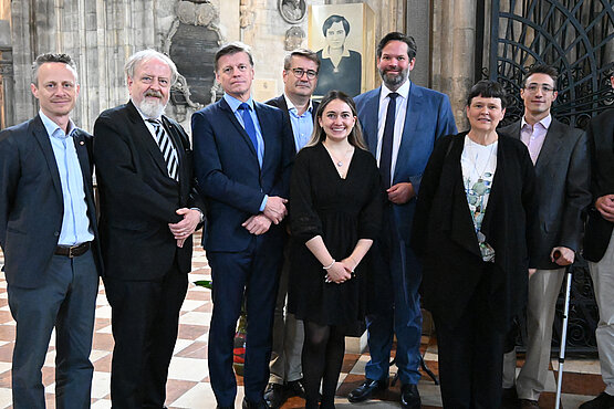 Das Einladungskomitee zur Burjan-Gedenkmesse im Stephansdom.