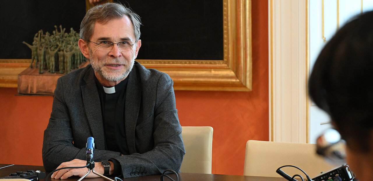 Erzbischof Grünwidl über sein „Ja“ zu seinem neuen Amt: "Ich freue mich über meine Ernennung. Ich weiß, es ist eine große Aufgabe, die ich übernehme."