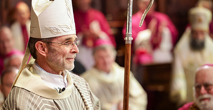 So lächelt der neue Erzbischof von Wien: Josef Grünwidl. 