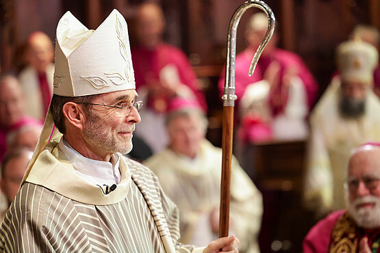 So lächelt der neue Erzbischof von Wien: Josef Grünwidl. 