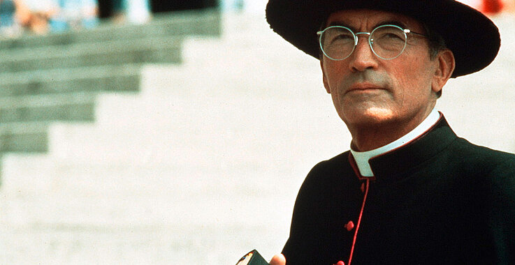 Gregory Peck als Priester