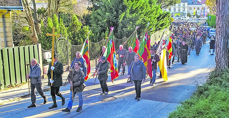 Bei der Männerwallfahrt nach Klosterneuburg sind auch Frauen und Kinder eingeladen, mitzugehen. 