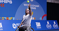Ein Profi bei der Arbeit: Schon als Kind liebte Nico Langmann den sportlichen Wettbewerb. Die Sportart Rollstuhl-Tennis war ihm auch auf seinem Weg zu sich selbst eine gute Begleitung.