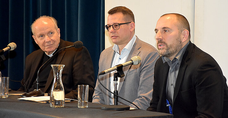 Kardinal Christoph Schönborn, Christoph Riedl, Frank Zachos