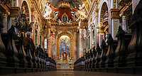 Hilfe gegen die Hitze: Die Jesuitenkirche im 1. Bezirk zählt zu den besonders kühlen Spots in Wien. 