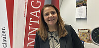 Birgit Kelle in der Redaktion
