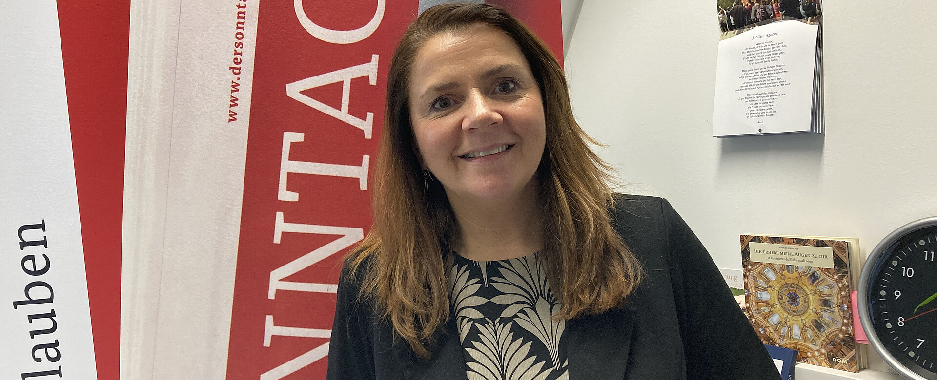 Birgit Kelle in der Redaktion