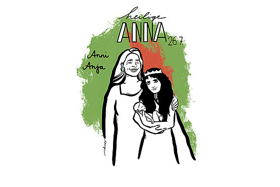 Hilft bei Gewittern:  Ist Sankt Anna erst vorbei, kommt der Morgen kühl herbei.