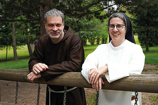 Kapuziner Michael Maldacker und Dominikanerin Franziska Madl