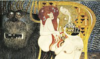 Gustav Klimt Gemälde Wollust