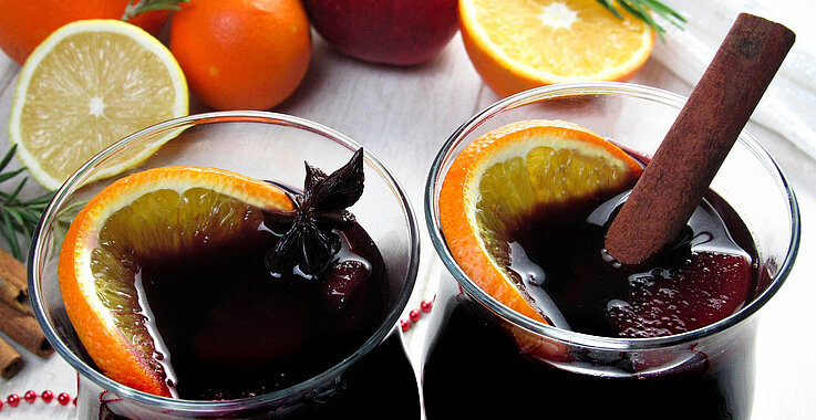 "Dazu gibt es Glühwein"