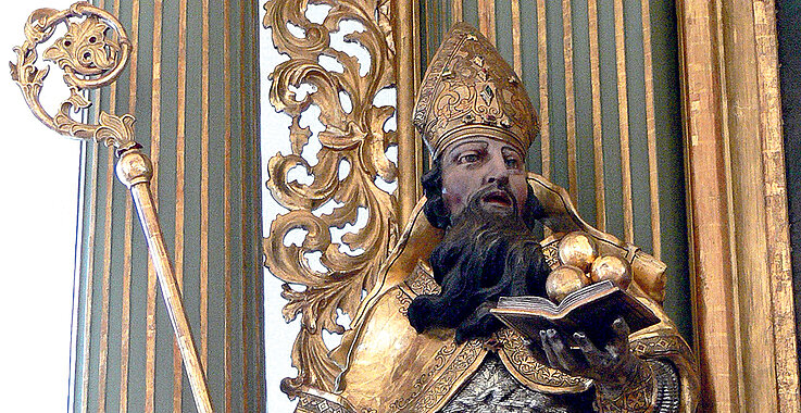 Heiligenstatue Nikolaus