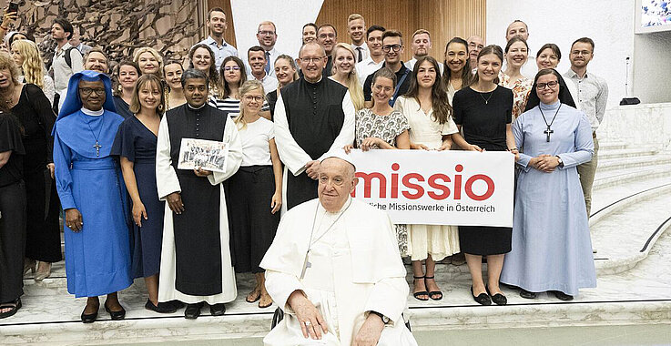 Erste Young Mission Conference begeistert Papst Franziskus. KW34/2024