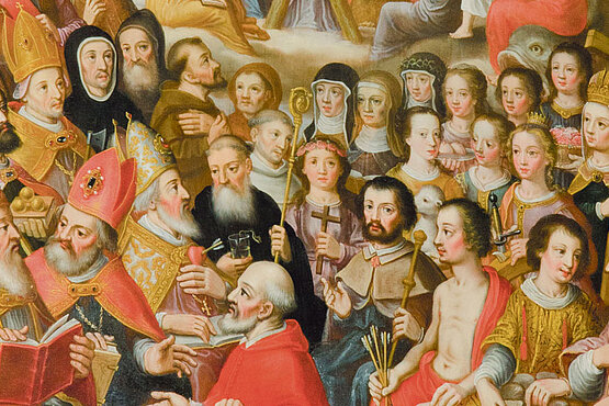 Gemälde von vielen Heiligen
