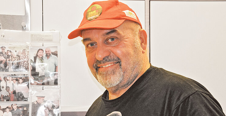 Josef Böck wurde statt Priester Polizist. 
