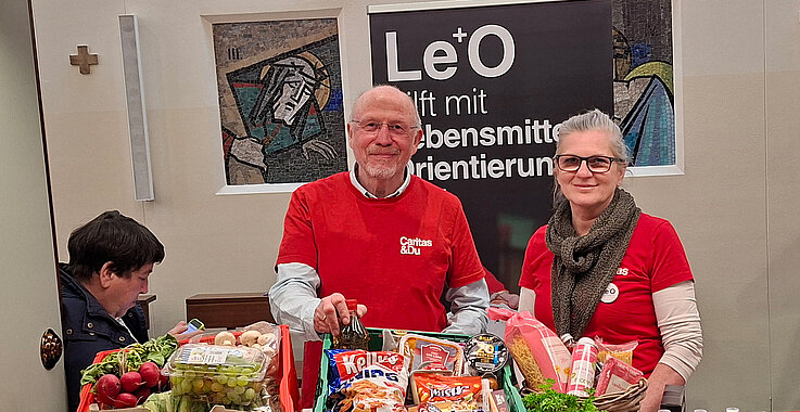 „Le+O“: Lebensmittelausgabe zwei Mal in der Woche.