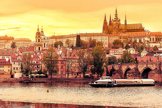 Prag im Abendlicht
