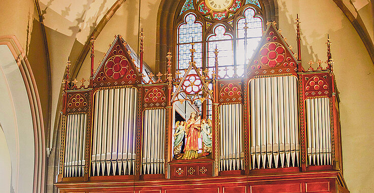 Orgel Weinhaus - Pfarrmosaik