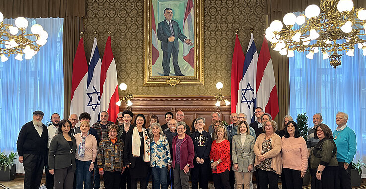 Teilnehmende der Tour: Holocaust-Überlebende