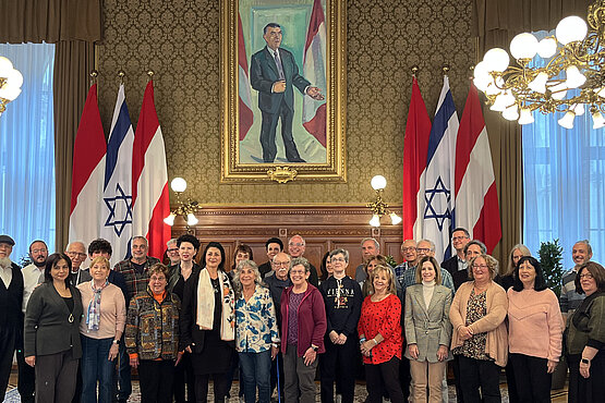 Teilnehmende der Tour: Holocaust-Überlebende