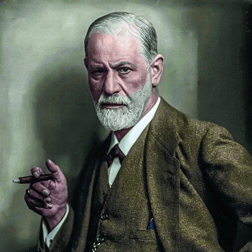 Der „Vater der Psychoanalyse“: Sigmund Freud (1856–1939).