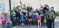 Unteralber Jungschar mit Palmbuschen 13/2024