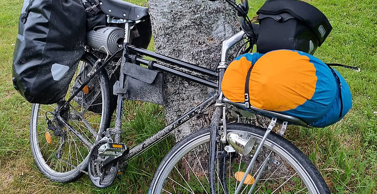 3.300 km hinterlassen kaum Spuren an dem Rad.