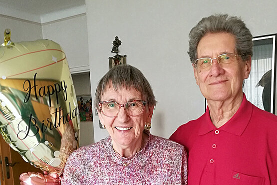 Seine Frau Margareta war Emil Knotzer immer eine große Stütze. 