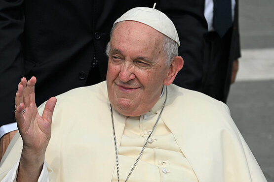 88-jähriger Pontifex, Papst Franziskus, war von 14. Februar bis 22. März in Spitalsbehandlung.