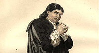 Der Tartuffe aus Moliéres gleichnamigen Stück "Tartuffe" von 1664. 