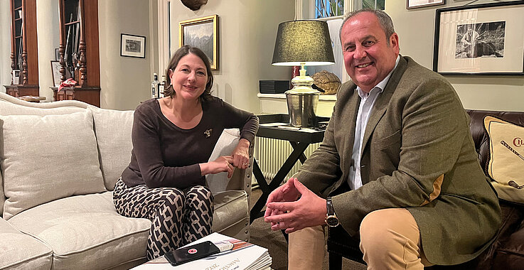 Sophie Lauringer zu Besuch bei Josef Pröll: Er möchte die Jagd einem breiten Publikum zugänglich machen.