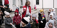 Caritas-Flüchtlingszentrum ukrainische Kinder