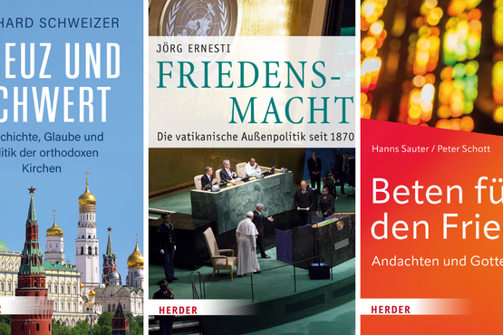 Drei Bücher zu Glauben, Krieg und Frieden. 