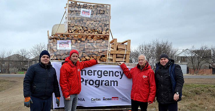 Caritas Brennholzlieferung