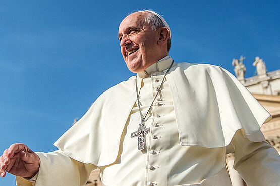 Wo waren Sie als Papst Franziskus starb?