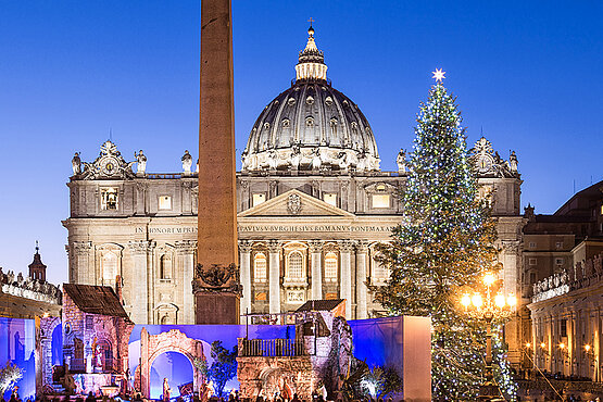 Weihnachten auf dem Petersplatz