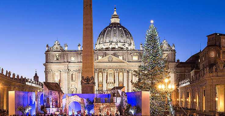 Weihnachten auf dem Petersplatz