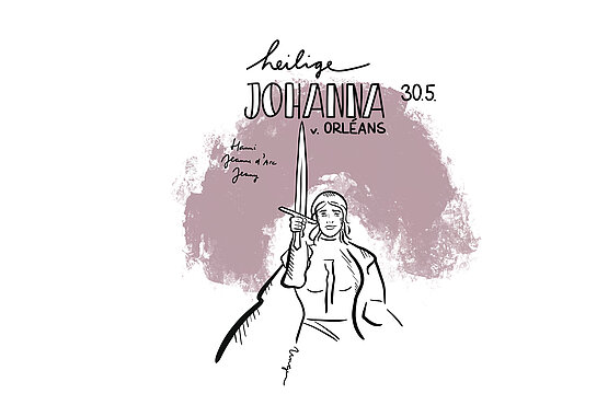 Nationalheldin: Johanna gilt als Patronin Frankreichs.