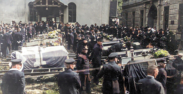 Beim Grubenbrand 1924 fanden 29 Bergarbeiter den Tod. 