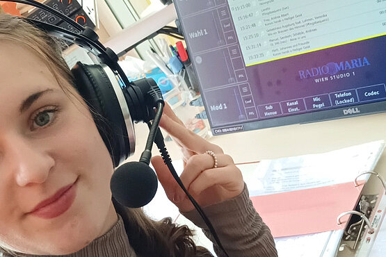 Die Arbeit bei Radio Maria macht Rosa Müller großen Spaß.
