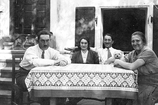 Kurt Winkler mit seiner Familie
