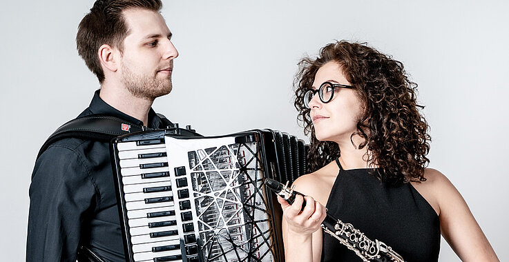 Duo Minerva: Damian Keller und Johanna Gossner