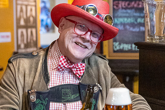 Das Augustiner Bier ist eine starke Marke.