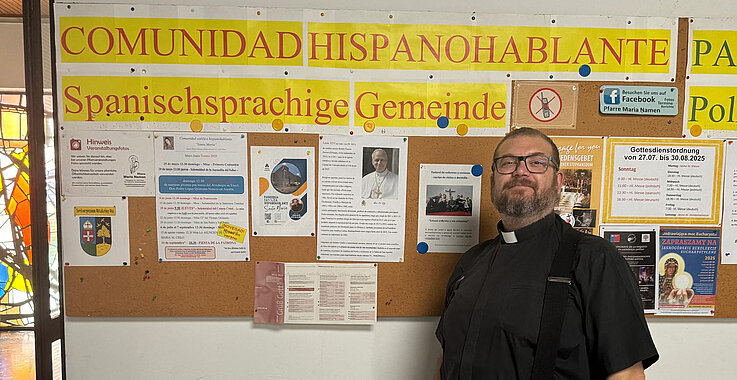 Seelsorger Jesus David Jean Villalobos: "Es gibt Probleme. Aber durch diese einen Weg zu leiten, dass ist meine Arbeit."