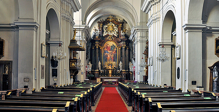 Innenansicht der Alserkirche